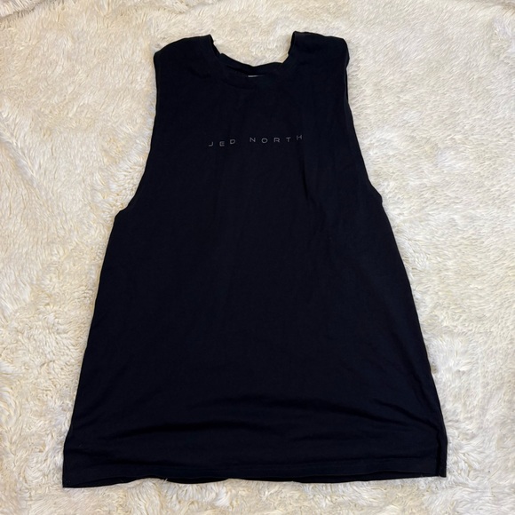 Jed North Black Sleeveless Muscle Tee Relaxed Fit XXL - Picture 1 of 5